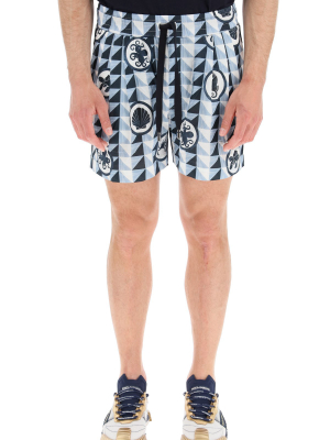 Dolce & Gabbana Graphic Print Shorts