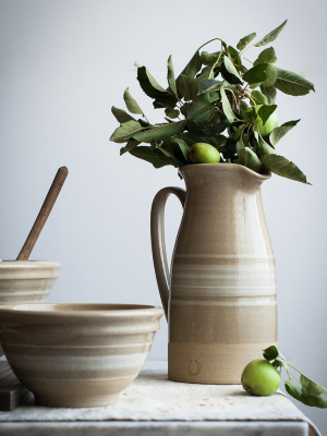 Farmhouse Yellowware Pitcher