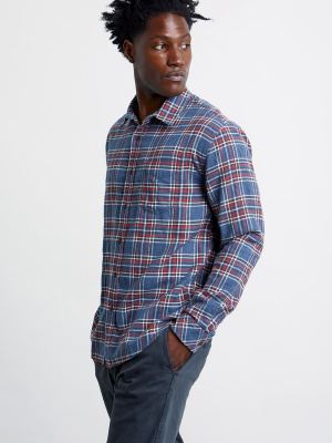 Rails Mens Sussex Shirt - Midnight/brick/cream