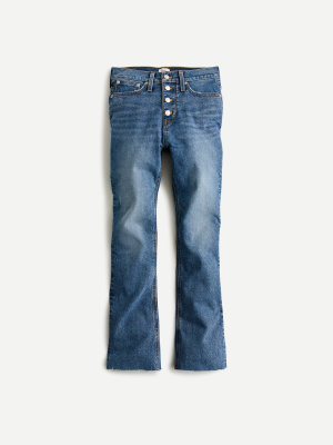 9" Demi-boot Crop Jean In Blue Lagoon Wash