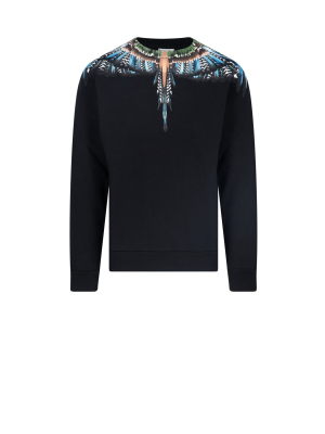 Marcelo Burlon County Of Milan Wings Printed Sweatshirt