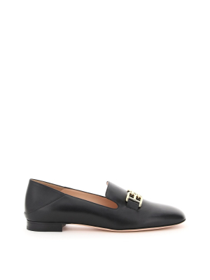 Bally Elely Logo Plaque Loafers