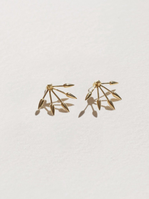 Five Spike Earrings