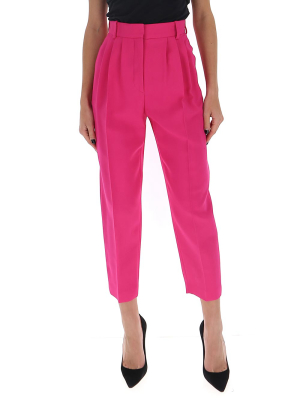 Alexander Mcqueen Cropped Tapered Trousers