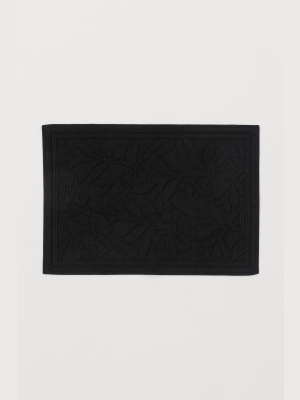 Jacquard-patterned Bath Mat