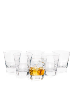 Crystal Whiskey Tumbler, Set Of 6