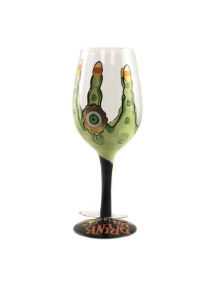 Tabletop 9.0" Drink Up Witches Hand Painted Enesco - Drinkware