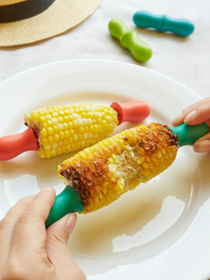 Rainbow Corn Holders S/6