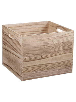 Large Wood Milk Crate Toy Storage Bin - Pillowfort™