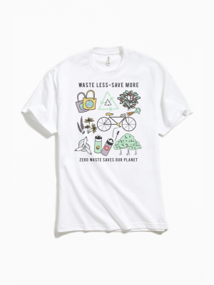 Waste Less Save More Recycle Tee