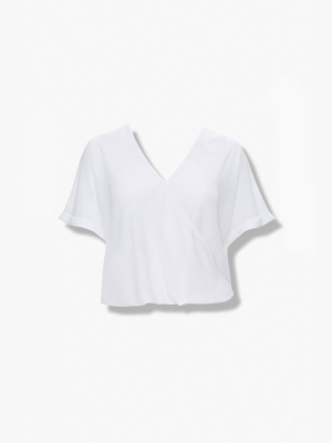 Plus Size Surplice Top