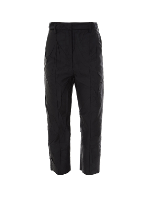 Mm6 Maison Margiela Crinkled Effect Trousers