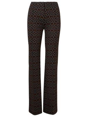 Pinko Printed Straight-leg Pants