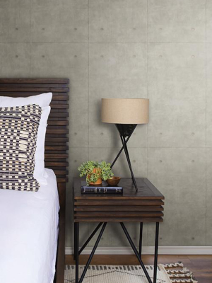 Concrete Wallpaper In Deep Grey From The Magnolia Home Collection By Joanna Gaines