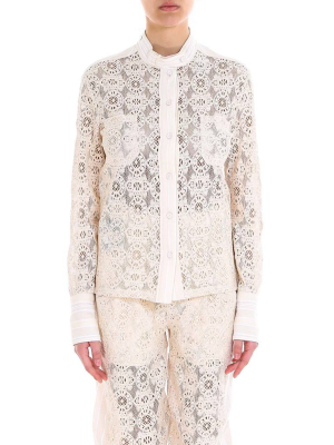 Philosophy Di Lorenzo Serafini Lace Detailed Shirt