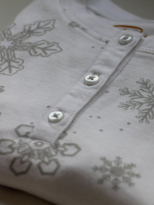 Petidoux Silver Snowflake Pajama