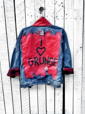 'grungy' Denim Jacket