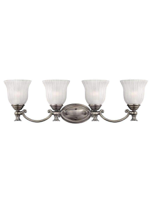 Bath Francoise Bath Four Light Polished Antique Nickel