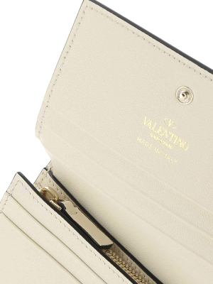 Valentino Garavani Rockstud Folded Wallet