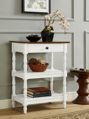 Heidi Accent Table White - Crosley