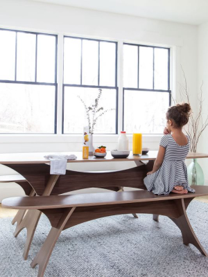 Simbly Dining Table - Walnut