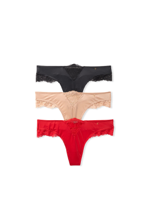 Very Sexy 3-pack Lace Thong Panty