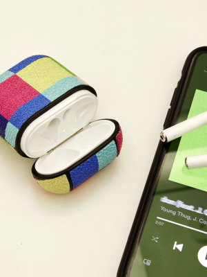 Plaid Earbud Case