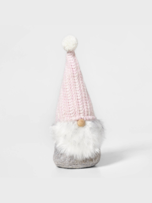 Gnome Decorative Figurine Blush & White - Wondershop™