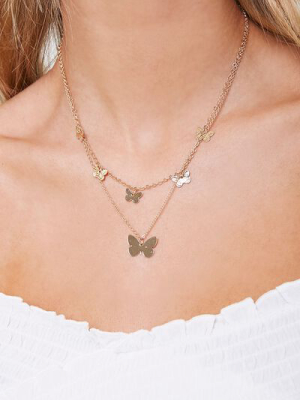 Butterfly Layered Necklace