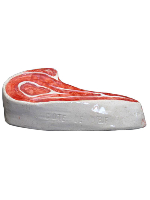 Painted Rib Steak Ornament