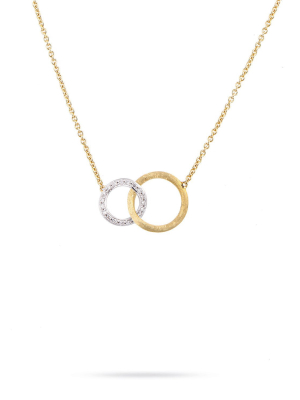 Marco Bicego® Jaipur Collection 18k Yellow Gold And Diamond Small Pendant