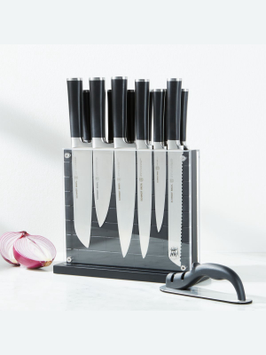 Schmidt Brothers ® Black Subway 15-piece Knife Block Set