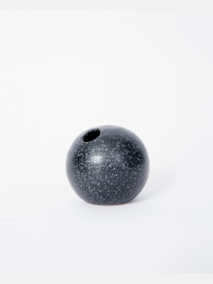 Mini Sphere Vase - Black