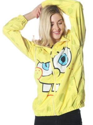 Spongebob Windbreaker Oversized Jacket