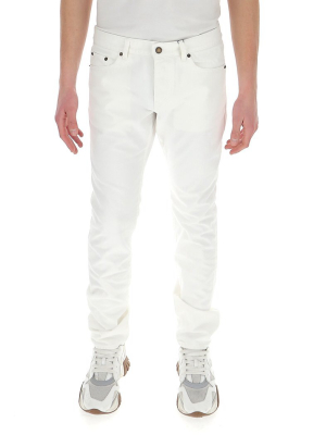 Saint Laurent Slim-fit Stonewashed Jeans