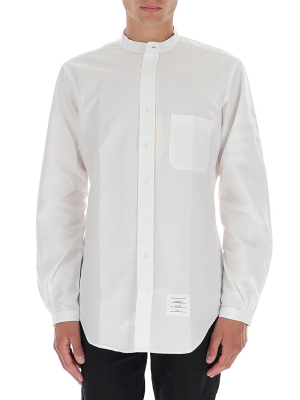 Thom Browne 4-bar Curved Hem Shirt