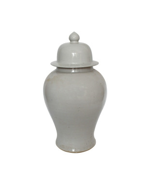 Busan White Temple Jar In Various Sizes