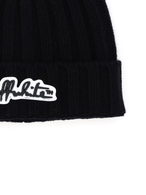 Off-white Logo Beanie