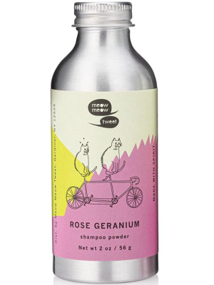 Rose Geranium Shampoo Powder