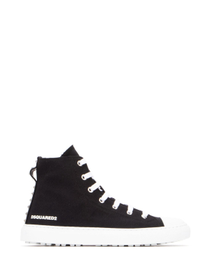 Dsquared2 Logo Print Lace-up Sneakers