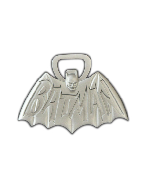 Diamond Comic Distributors, Inc. Batman 1966 Tv Logo 4" Metal Bottle Opener