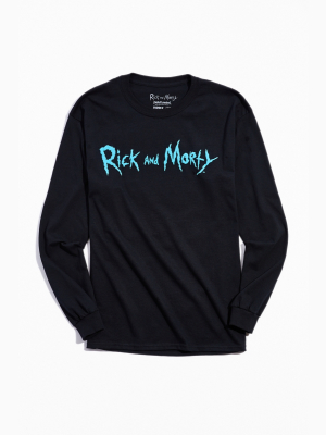Rick And Morty Space Long Sleeve Tee