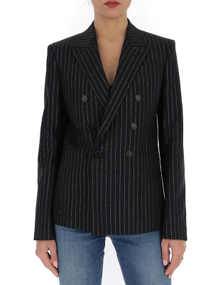 Saint Laurent Double Breasted Tailored Jacket