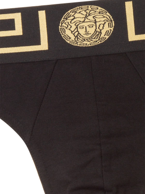 Versace Greca Border Briefs