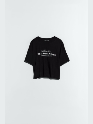 T-shirt With Text