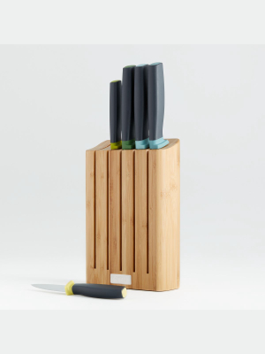 Joseph Joseph 6-piece Elevate ™ Knife Set With Bamboo Wood Block