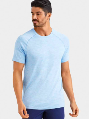 Rhone Reign Tech Short Sleeve - Tahoe Blue