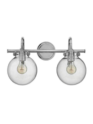 Bath Congress Bath Two Light Chrome