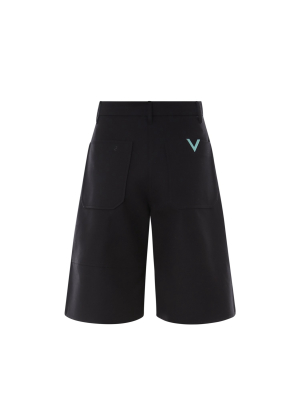 Valentino Vgold Detailed Bermuda Shorts