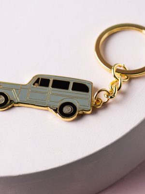 Magnolia Truck Enamel Keychain